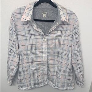 L.L. Bean Light Plaid Shirt